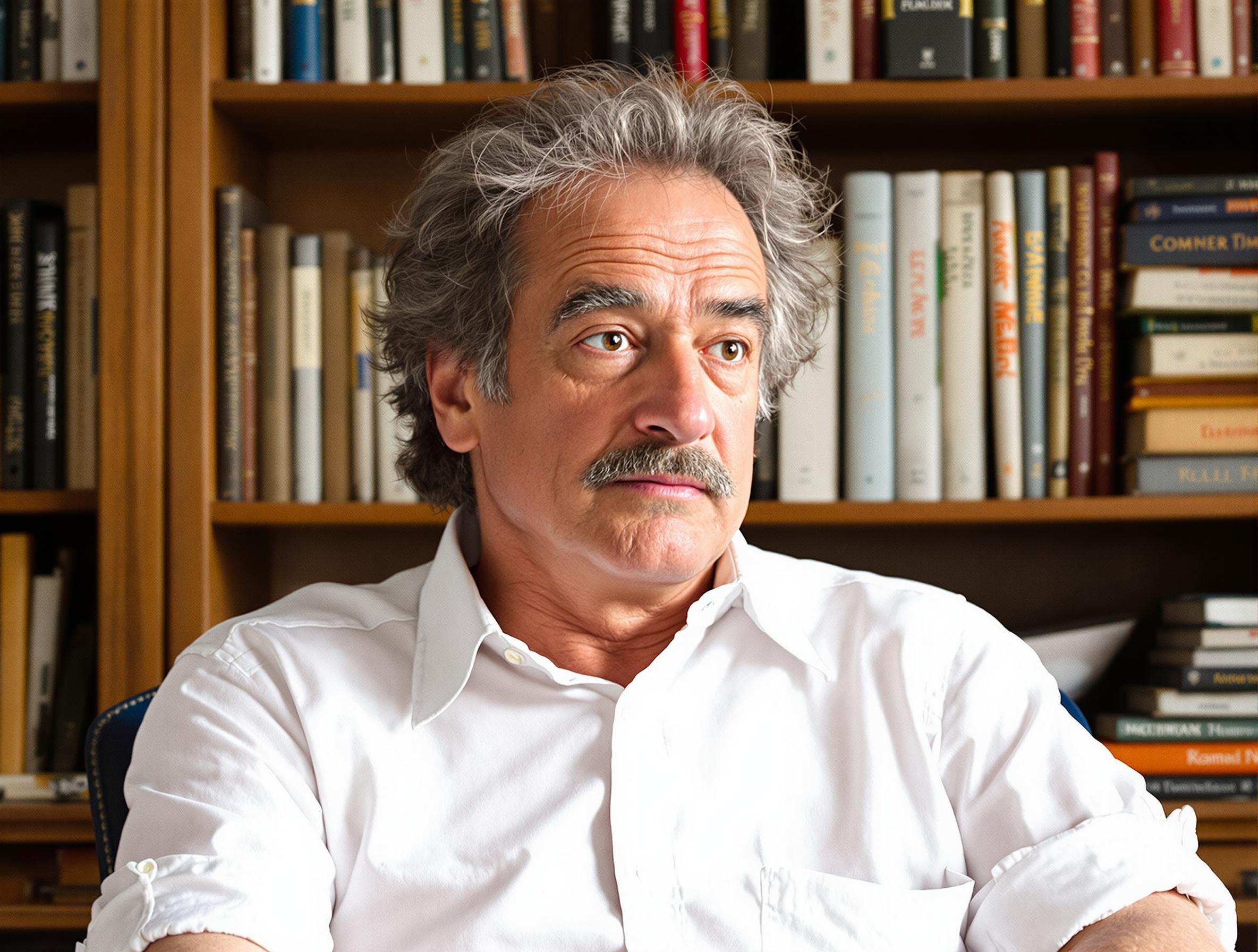 Illustration of Richard Feynman